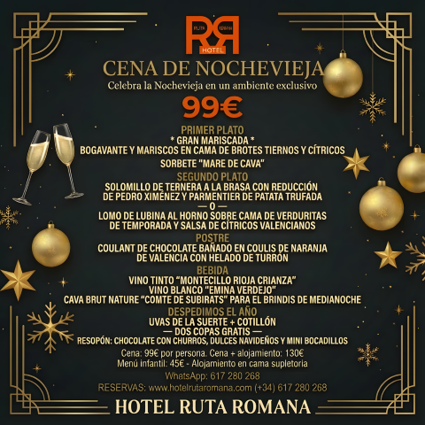 Cena de Nochevieja 2025 - Hotel Ruta Romana