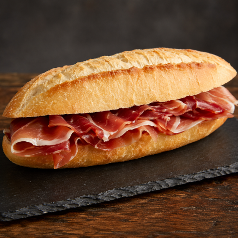 Bocadillo de Jamón Serrano Sagunto