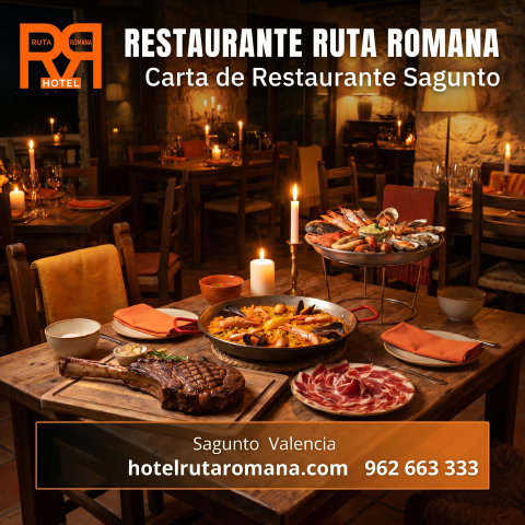 Carta Restaurante Hotel Ruta Romana Sagunto