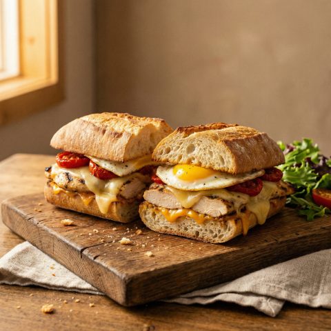 Bocadillo de Pollo y Queso Sagunto