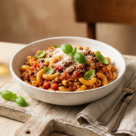 Macarrones a la Boloñesa Sagunto