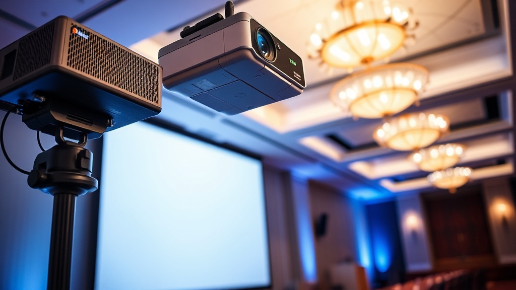 Equipamiento de la sala de conferencias del Hotel Ruta Romana