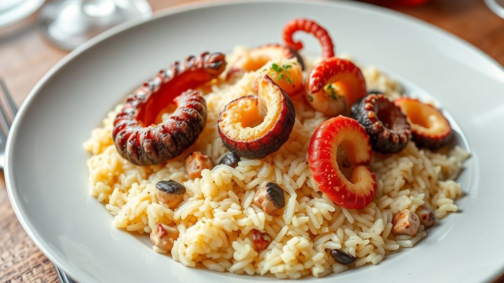 Arroz meloso con pulpo y calamares Sagunto