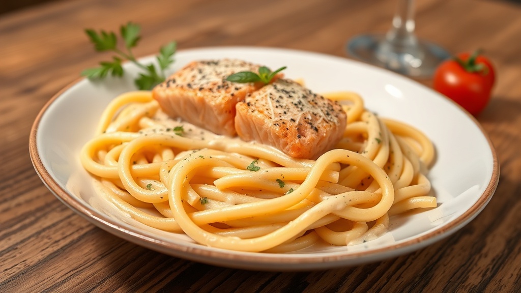 Penne al salmone Sagunto