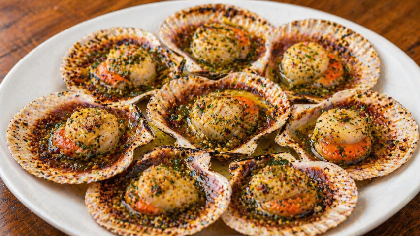 Zamburiñas con ajo y perejil Sagunto